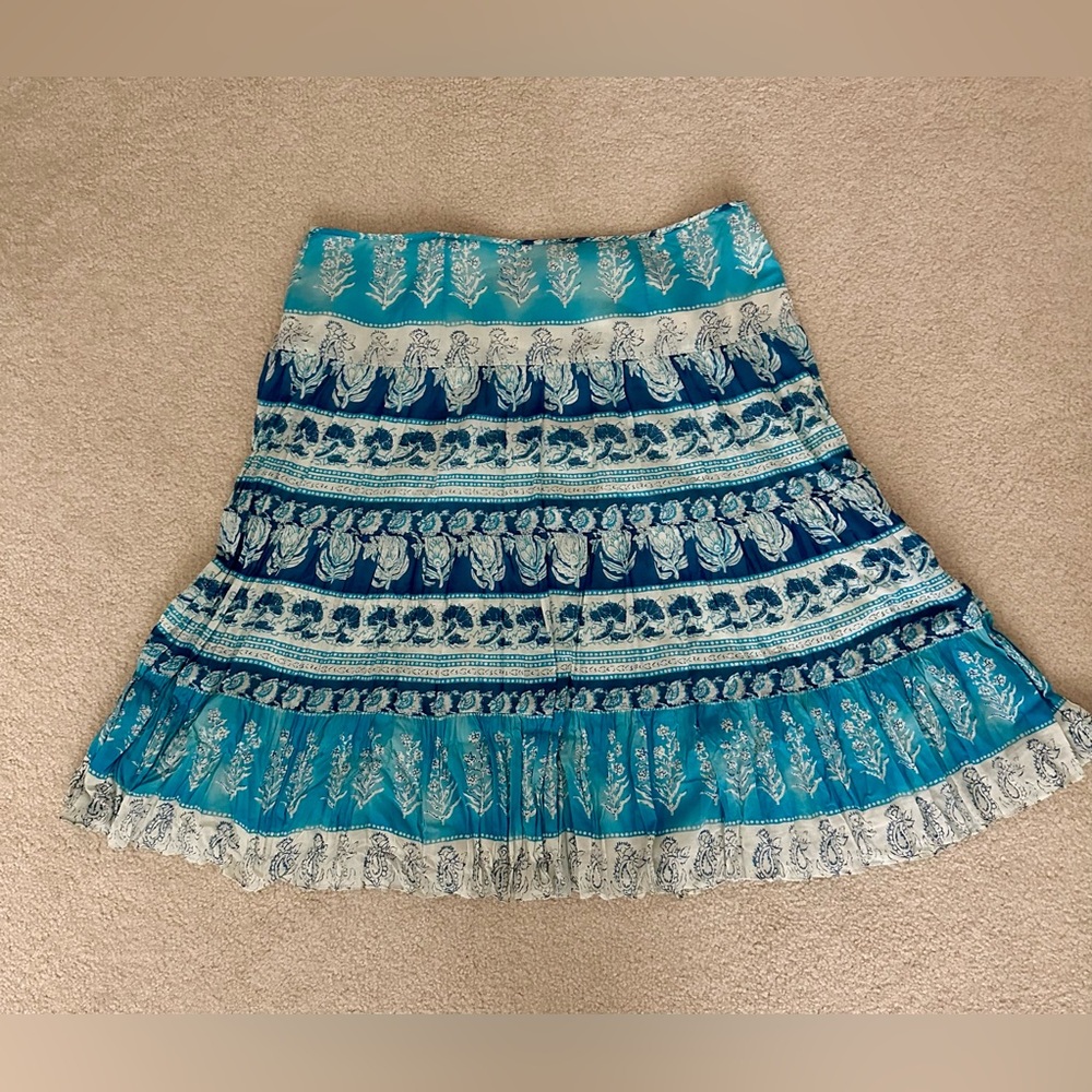 Chaps, Tiered, Floral, Lined, Skirt
Size 10
Very Good Condition
